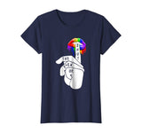 Funny LGBT Shirt-Rainbow Color Pride Lips T-Shirt
