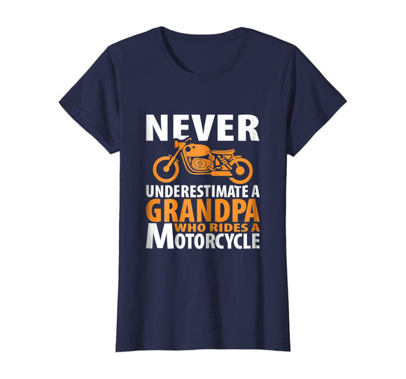 Motorcycle Shirt Grandpa Who Rides Tees Biker Men Dad Gifts