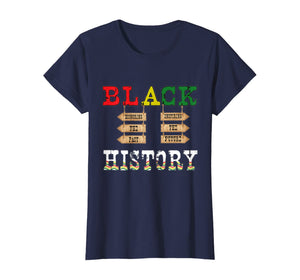 Black History T Shirt African Pride Month Past Future Gift