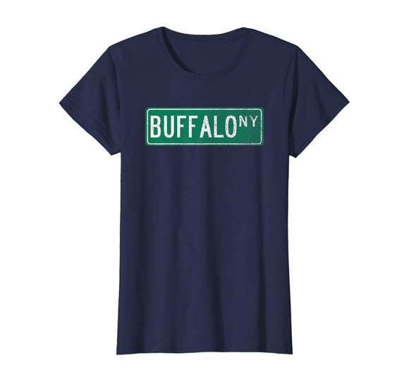 Retro Style Buffalo NY Street Sign T-Shirt