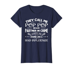 Funny Pop Pop Dad Shirt Valentine Fathers Day Christmas Gift T-Shirt
