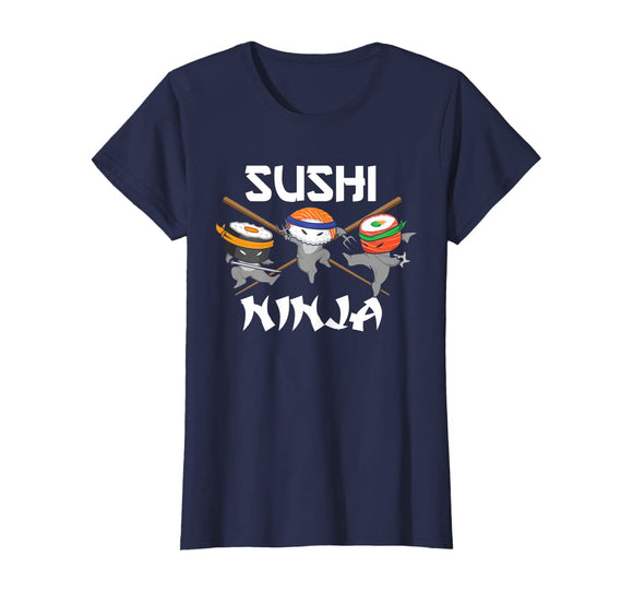 Funny Retro Sushi Ninja Sushi Tshirt Love Sushi Gift Ideas