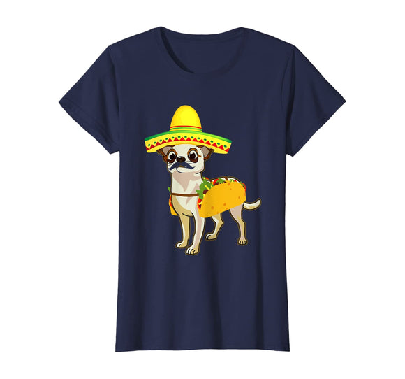 Funny Mexican Chihuahua Taco Cinco de Mayo Fiesta Dog Tshirt
