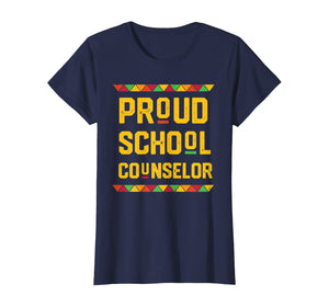 Proud School Counselor T Shirt Black History Month Shirt T-Shirt