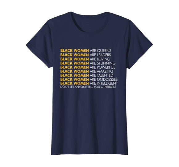Black Women Are Inspirational Black History T-Shirt