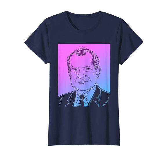 Richard Nixon Vaporwave T-Shirt - Pastel Goth Aesthetic