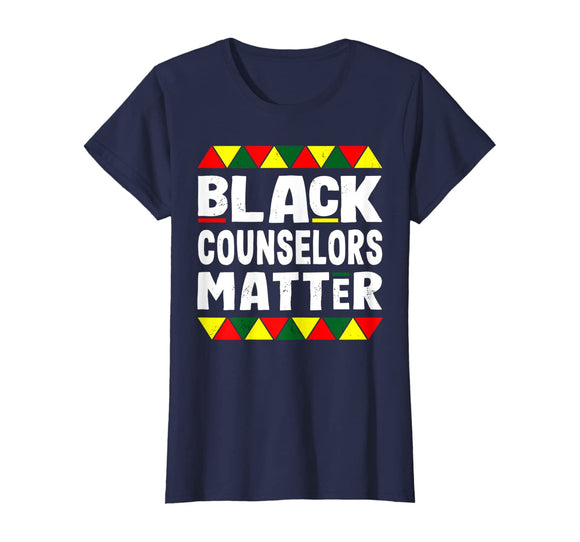 Black Counselors Matter Black History Month Africa Pride T-Shirt