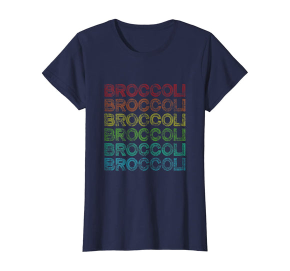 Funny Vegetarian Party Shirt Vintage Vegan Broccoli Tee