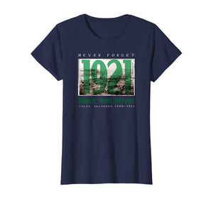 Black Wall Street 1921 Greenwood Tulsa Oklahoma History T-Shirt