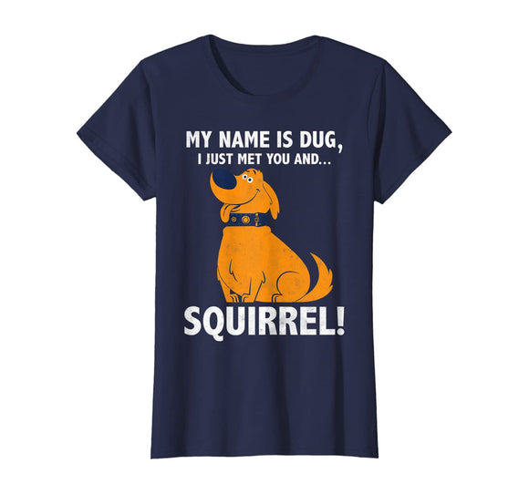 Disney Up My Name is Dug Squirrel Graphic T-Shirt T-Shirt