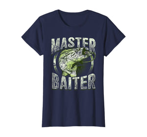Fishing Master Baiter Funny Fish Novelty Dads Christmas Gift T-Shirt