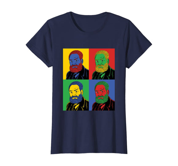 Alexander Graham Bell Pop Art T-Shirt - Retro History Tee