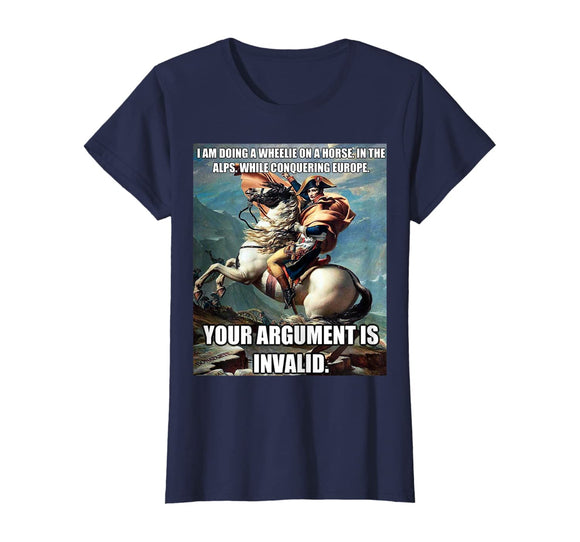 Funny History Hipster Napoleon Bonaparte Argument T-Shirt