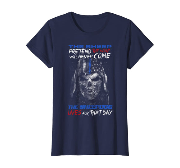Thin Blue Line Sheepdog T-Shirt