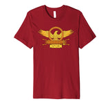 SPQR Roman Eagle Legion Banner Military History Of Rome Premium T-Shirt