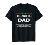 Terrific Dad - Funny Donald Trump Fathers Day Gift T-Shirt