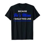 Proud Police Wife Shirt Cop Officer Law Enforcer Gift Women T-Shirt