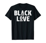 Black History Month T Shirt Love Gift Women Men Kids T-Shirt