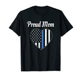 Police Mom Shirt - Law Enforcement Gift T-shirt Proud Mom