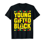 Young Gifted And Black T Shirt History Month African Dashiki