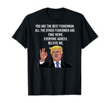 Trump Fisherman Funny Fisher Hook Gifts Shirt