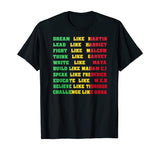 Black History T shirt - Black Inspirational Power Quotes Tee T-Shirt