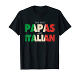 Funny Italian Papa Gift Best Papas Are Italian Flag