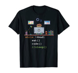 Computer Science Python Programmer Eat Code Sleep T-Shirt