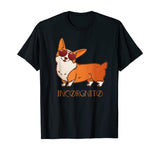 Funny Corgi T-Shirt Incorgnito Dog Pun Shirt Cute Pet Tee
