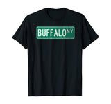 Retro Style Buffalo NY Street Sign T-Shirt