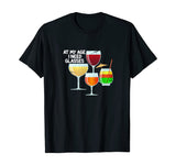 At my age I need glasses Funny Wine lovers gift T-Shirt