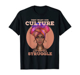 African American t shirts for women Black History Culture T-Shirt
