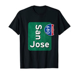 San Jose California CA Highway Interstate Travel Gift T-Shirt