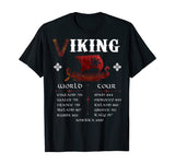 Vikings World Tour T-Shirt Viking Warriors History Glory Tee