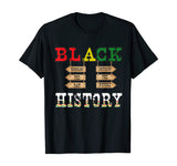 Black History T Shirt African Pride Month Past Future Gift