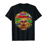 Dashiki Graffiti Black Woman History Month 2020 T-Shirt