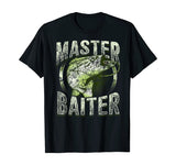 Fishing Master Baiter Funny Fish Novelty Dads Christmas Gift T-Shirt