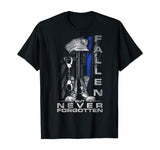 Thin Blue Line - Fallen But Never Forgotten T-Shirt