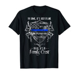 Thin Blue Line - Family Crest T-Shirt