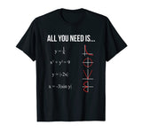All You Need Is Love Math Equation Funny T Shirt