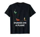 Snakes On A Math Plane Funny Snake T-Shirt