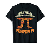 Pumpkin Pie Math Shirt Funny Halloween Circumference Pi Day