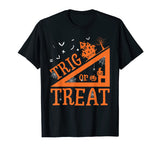 Trig or Treat Clothing Halloween Costume Math lover gifts T-Shirt