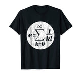 Euler Math equation fun shirt for scientist and math lovers