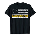 Vintage America Betsy Ross Flag Landscaper Cool Gift T-Shirt