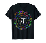 Pi Spiral TShirt 3.14 Math Teacher Tee Pi National Day Shirt