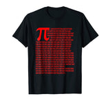 Pi Digits Science Geek Funny Nerd Math Symbol Lover T-Shirt