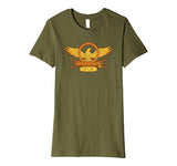 SPQR Roman Eagle Legion Banner Military History Of Rome Premium T-Shirt