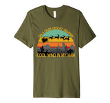 On A Dark Desert Highway Santa Southern Christmas Hippie Premium T-Shirt