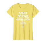 Black History Knowledge Roots Garvey Shirt